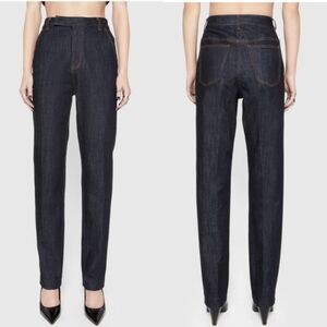 Rebecca Minkoff Penny Hi-Rise Tailored Jean In Deep Blue Rinse